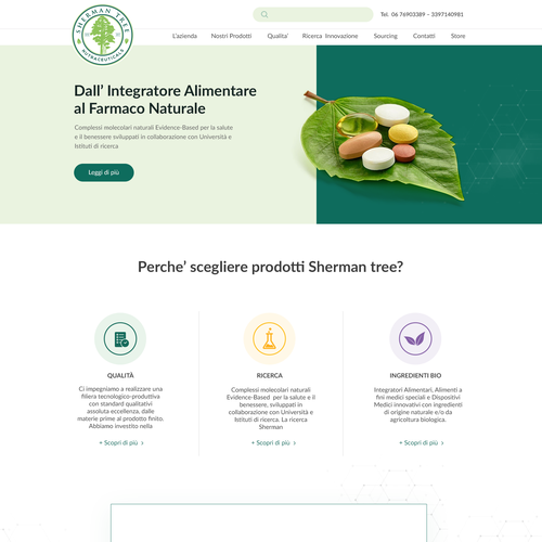 Sherman tree website Design by AIDAD