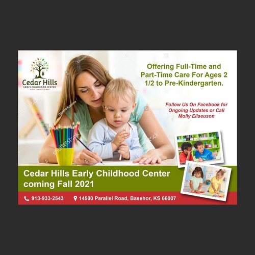 Half Page Flyer for Preschool Design by vsardju