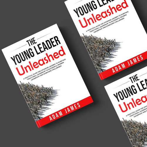 I need a creative book cover about leadership, id like to see some with images :) Design by shuma