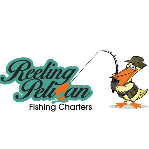 Reelin Pelican Fishing Charters Logo design contest