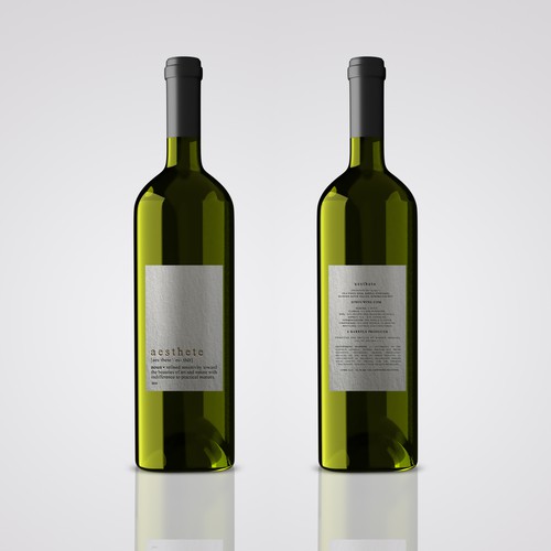 Design di Minimalistic wine label needed di Alem Duran