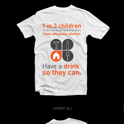 T-Shirt for Non Profit that helps children Réalisé par CLCreative