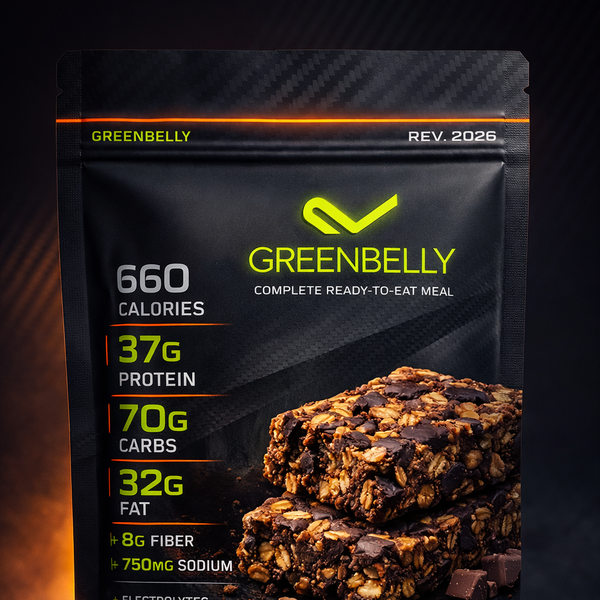 Greenbelly – Performance Meal Bar Packaging Design