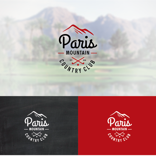 Refine an 80-yr old logo for Paris Mountain Country Club Design by Desberdin