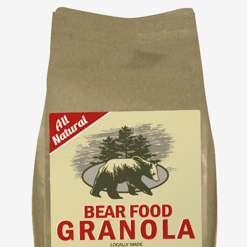 print or packaging design for Bear Food, Inc Design by A.M. Designs