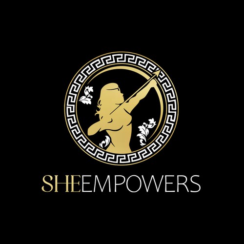 SHEempowers - luxurious design of a woman preferrably in some kind of a circle to appeal to women professionals Design by Linduska