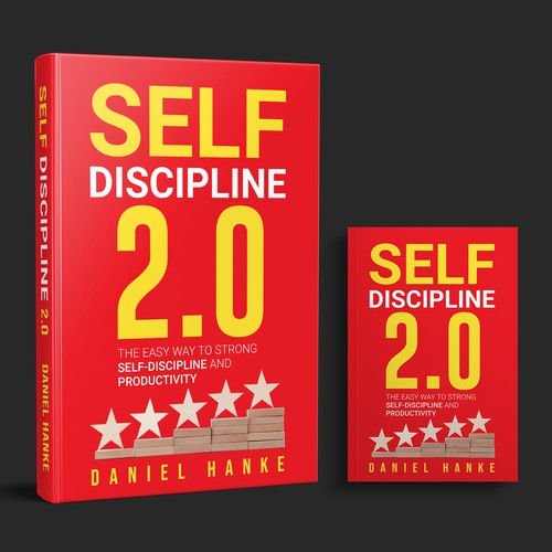 Book cover for a book about SELF-DISCIPLINE Design by DZINEstudio™