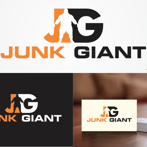 Create a modern, eye-catching logo for junk removal company Junk Giant. Design by Brainstorming_day
