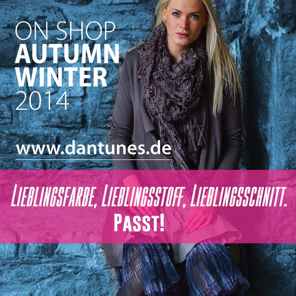 A4 Fashion article in a German journal for a German fashion shop