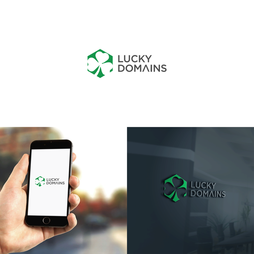 Design a logo and business card for LuckyDomains.io Design by Al-Battar™