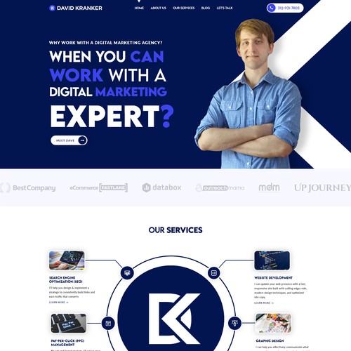 Digital Marketing Site Redesign Design by Modernize Digitals