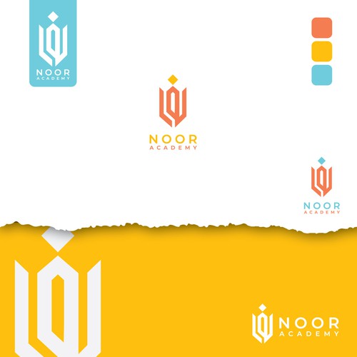 Noor Academy Logo Design by Manishah