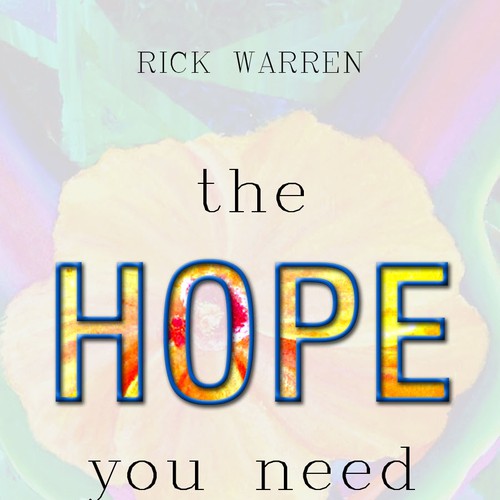 Design Rick Warren's New Book Cover Réalisé par gishelle23