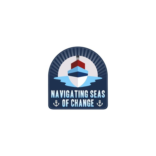 Nautical themed conference logo! Design by Harleen™