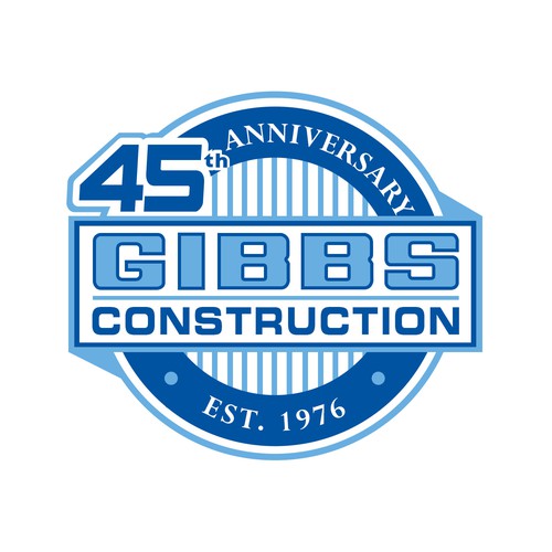 Modern & Creative Logo for our Construction Company 45th Anniversary Design by Grapìkal