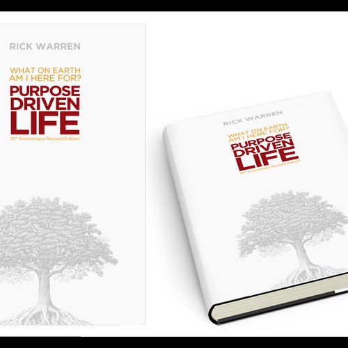 Book cover redesign for "What on Earth Am I Here For? The Purpose Driven Life" by Rick Warren Design by riverbed