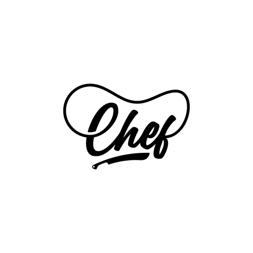 "CHEF": Food & Cooking Social Media Logo Design by MrBaba