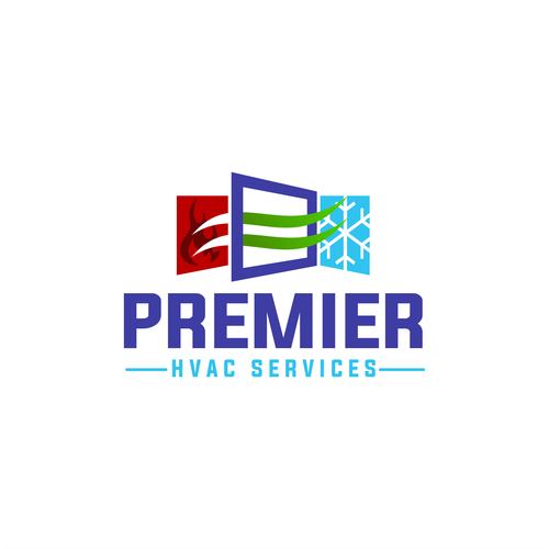 LOGO for HVAC Company (Air-conditioning, cooling and heating) Design by DED_design