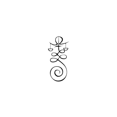Unalome/Libra Scales Wrist Tattoo Design by RadeM