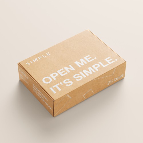 SIMPLE shipping box Design by pkrsky ✅