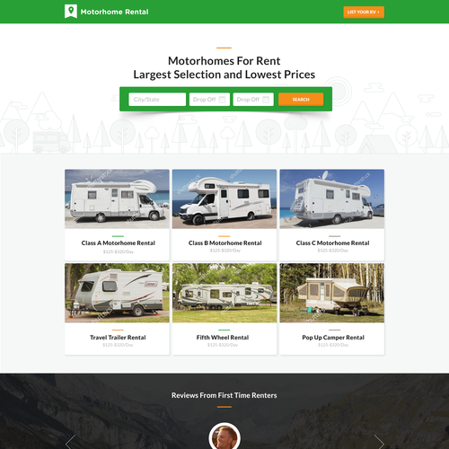 Web page design contest entry by Mlnski