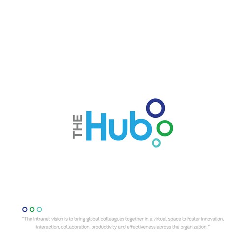 Logo needed to brand our fun and collaborative Intranet site. Design by Devdesk Studio