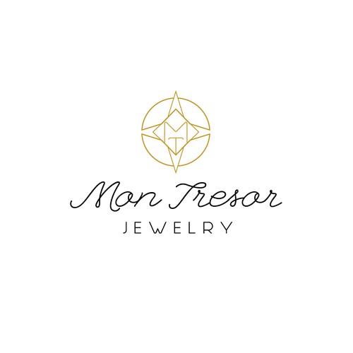 Unique Jewellery brand logo design Design by DesignByLupi