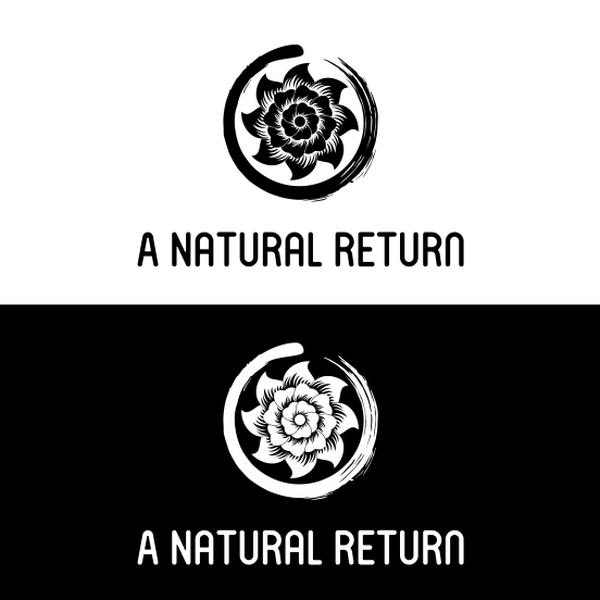 flower and enzo circle concept for 'a natural return'