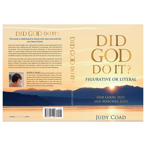 Design book cover and e-book cover  for book showing the goodness of God Design by Klassic Designs