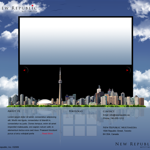 Media Companies New Design. PSD Only! Design by Vector Hero