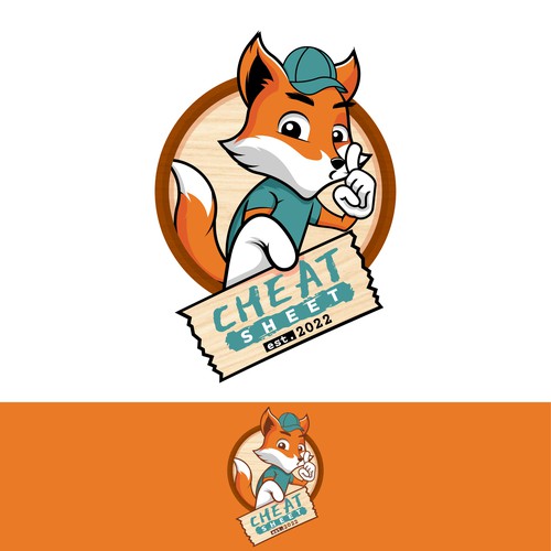 Unique descriptive combo mascot Logo that embodies the action of cheating on a test & shortcuts Design von DevDevit   ★ ★ ★ ★ ★