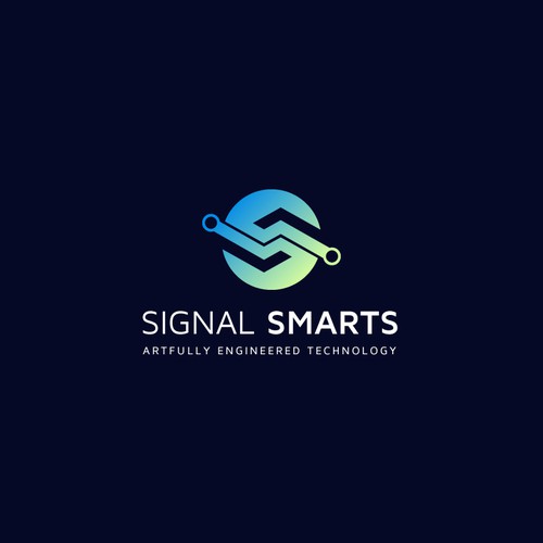 Design a Modern, Geometric Logo for Signal Smarts: We are Network and Wireless Technology Artists!! Design réalisé par cs_branding