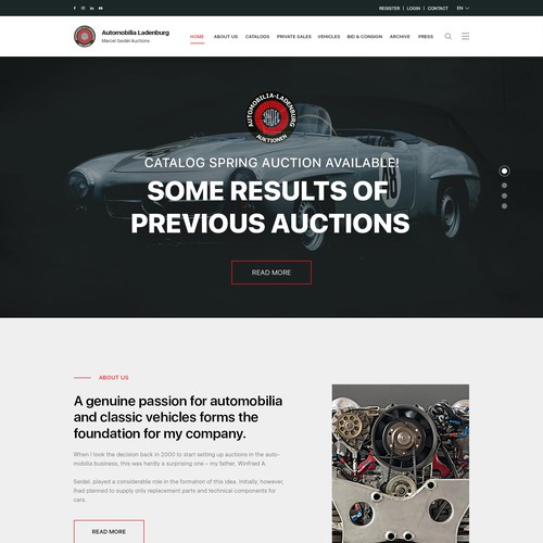 Web page design contest entry by xPrtDesigner
