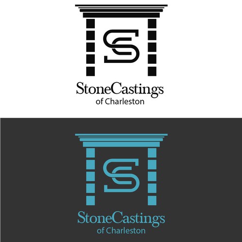 "Eye catching, distinctive but simple logo to highlight custom made concrete products" Design by Zara Harutyunyan