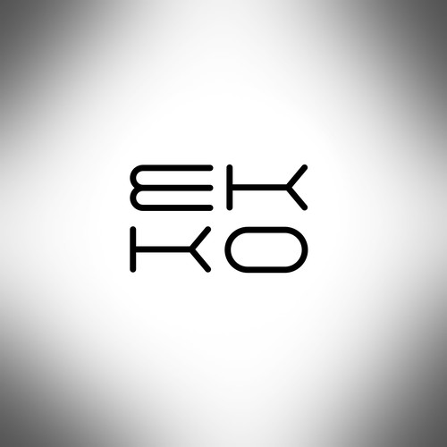 SIMPLE LOGO - ekko Letters then dm after Design by artoffaizan