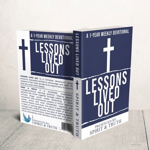 We need a captivating cover for our 1-year Devotional! Design by Zahari Studio