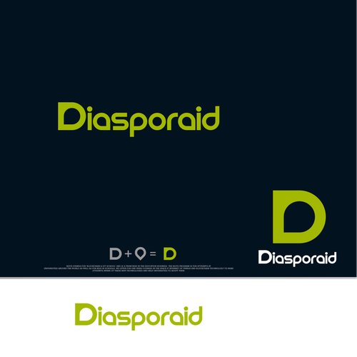 Design a powerful logo for diasporaid, an impact-oriented network/platform for expats Design by InTuos Pro