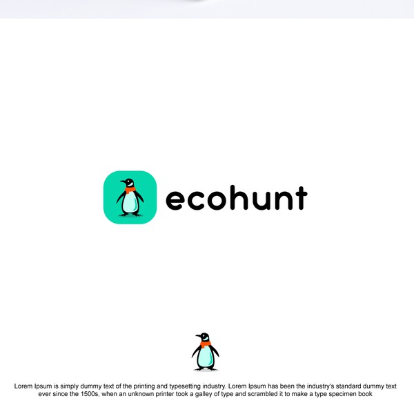 Design by D'donut design titled "Ecohunt logo"