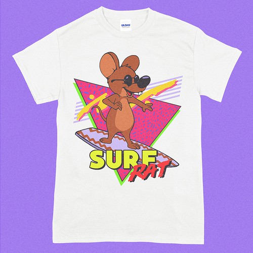 Surf Rat (Please design my husband's childhood comic book character) Design by ERRATIC21