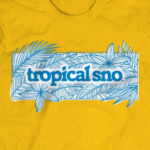 Tropical T-Shirt Design Design by Ibtar