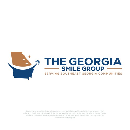 Classy logo for growing dental group in Southeast Georgia Design by 7Overlay