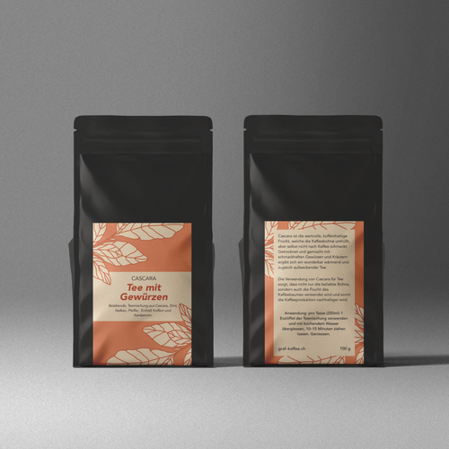 Cascara tea label Design réalisé par just.chaosofart