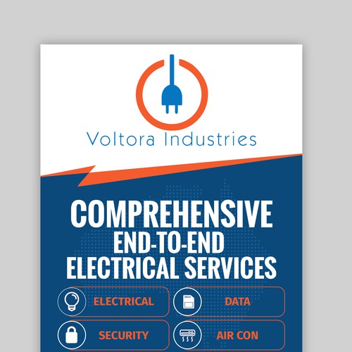 Voltora Industries Back Wall Banner Design by GrApHiC cReAtIoN™