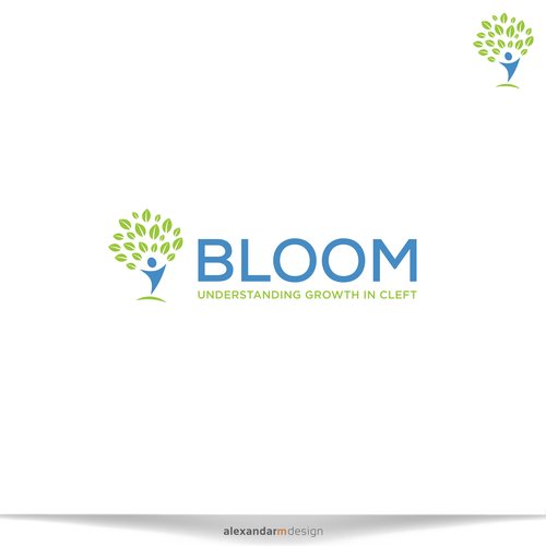 A sweet, child friendly logo that appeals to new parents focused on growth and health Design by alexandarm