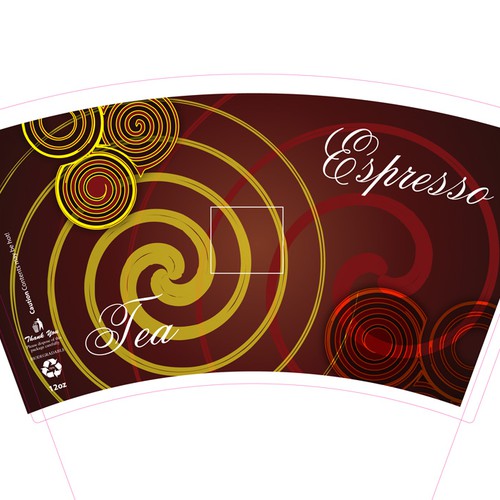 Design di Looking for COOL paper cup design - Simple and creative 1st place $100      2nd place $50       3rd place $25 di Kins