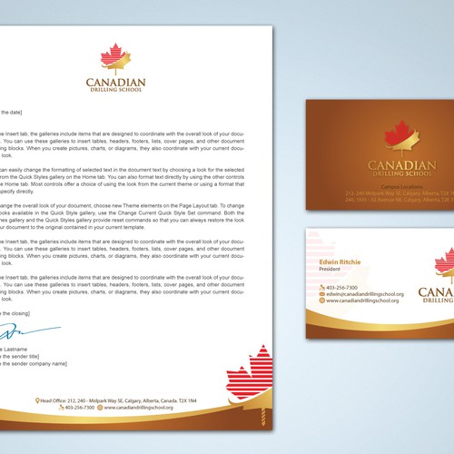 Papelaria proposta de design por Tcmenk