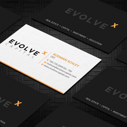 Design a Powerful Business Card to Bring EvolveX Capital to Life! Réalisé par Design"Glory"