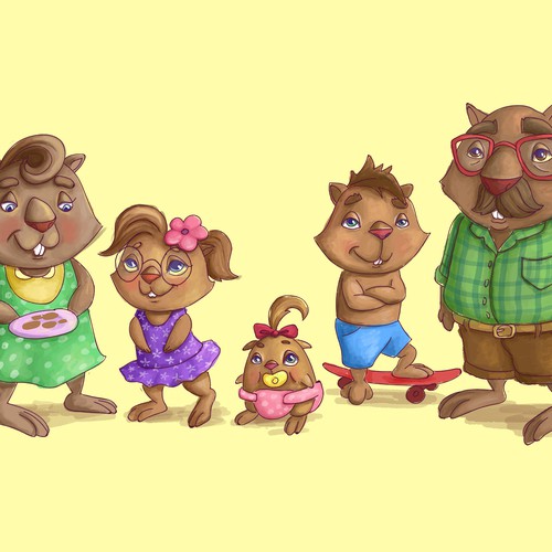 Diseño de Create iconic, recognizable Wombat characters for gamer audience de JulijanaP