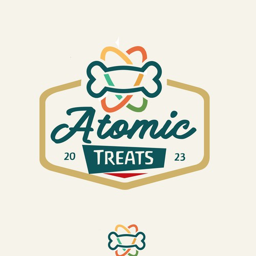 Design a logo and brand for a 50s theme freeze dried candy/dog treat business Design by Fortuna Design