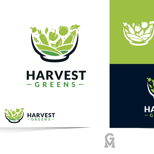 New Fast Casual Greens Based Food Concept Design our Signage, Logo to launch our concept Design by M.G. designs